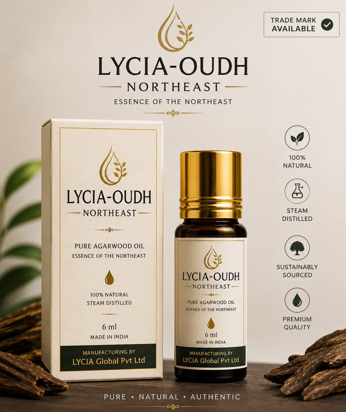 Pure Agarwood Oil